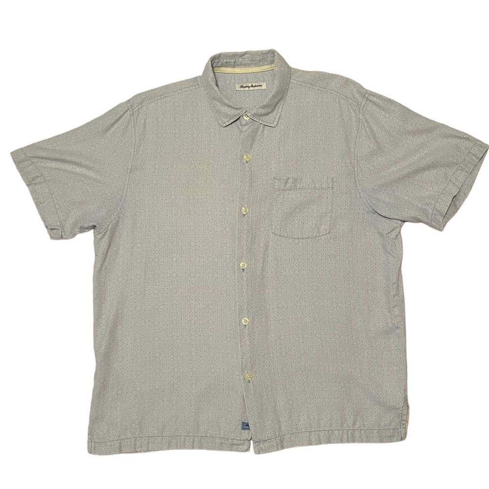 Tommy Bahama 100% Silk Camp Shirt, size Large EUC